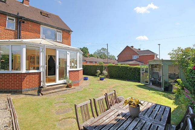 Thumbnail End terrace house for sale in Cartwright Drive, Oadby, Leicester