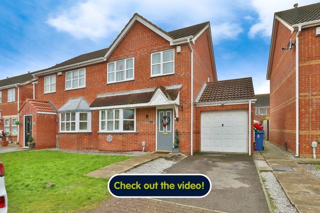 Thumbnail Semi-detached house for sale in Tennyson Court, Hedon, Hull