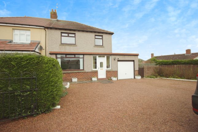 Thumbnail Semi-detached house for sale in Morwick Road, Warkworth, Morpeth