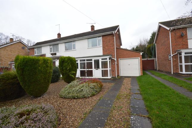 Semi-detached house for sale in The Morwoods, Oadby, Leicester