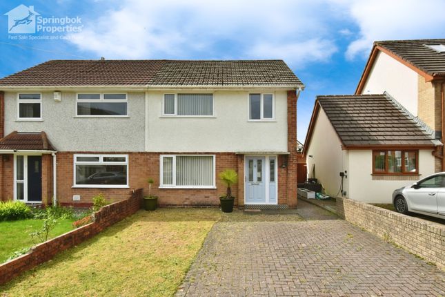 Thumbnail Semi-detached house for sale in Clwyd Avenue, Aberdare, Mid Glamorgan