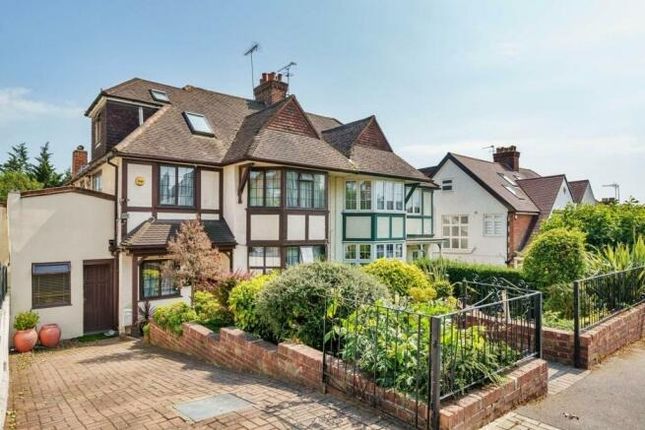 Thumbnail Semi-detached house for sale in Basing Hill, Golders Green