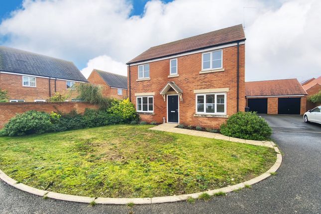 Thumbnail Detached house for sale in Marriott Close, Narborough, King's Lynn
