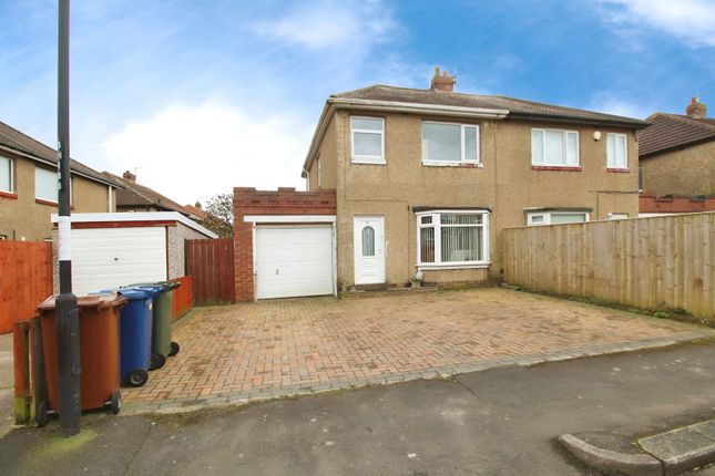 Thumbnail Semi-detached house for sale in Hillhead Drive, Newcastle Upon Tyne, Tyne And Wear