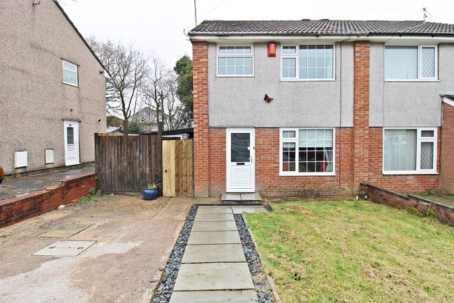 Semi-detached house for sale in Cynan Close, Beddau, Pontypridd, Rhondda Cynon Taff.