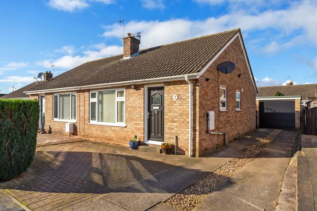 Thumbnail Semi-detached bungalow for sale in Beechfield Close, Thorpe Willoughby, Selby, North Yorkshire