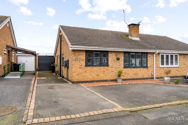 Thumbnail Semi-detached bungalow for sale in Ashland Drive, Coalville, Leicestershire