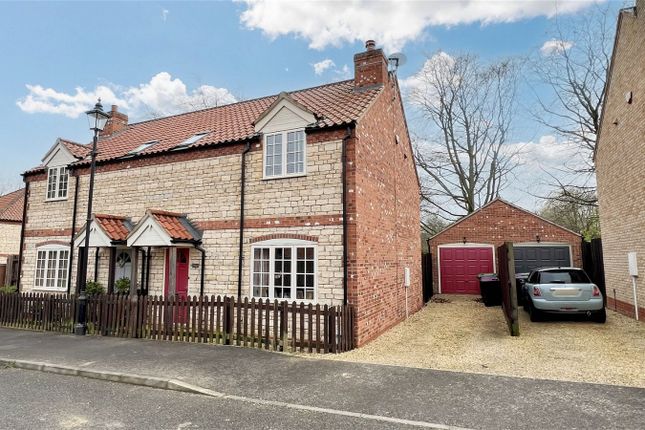 Thumbnail Semi-detached house for sale in 3 Holly Close, Nocton, Lincoln