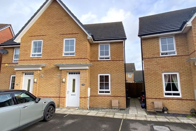 Thumbnail Semi-detached house to rent in De Haia Road, Rogerstone, Newport