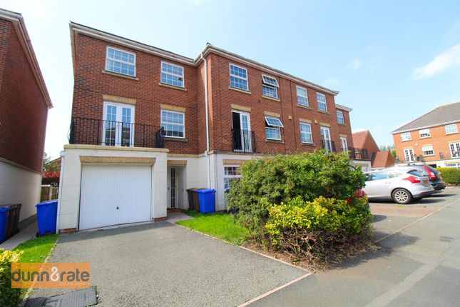 Thumbnail Town house for sale in Royal Way, Baddeley Green, Stoke-On-Trent