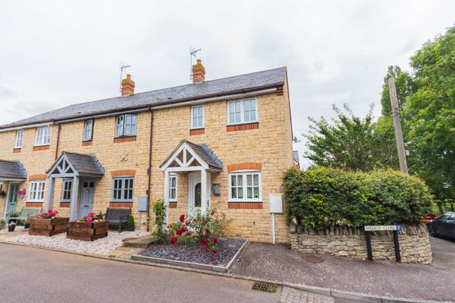 Thumbnail End terrace house for sale in Weekly Close, Little Addington, Kettering