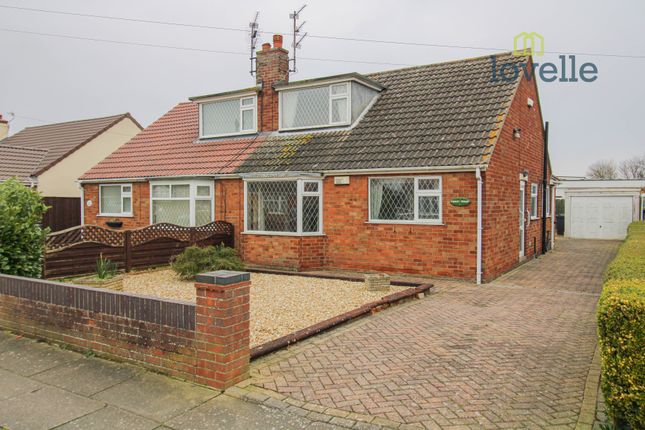 Thumbnail Semi-detached bungalow for sale in Fallowfield Road, Scartho, Grimsby