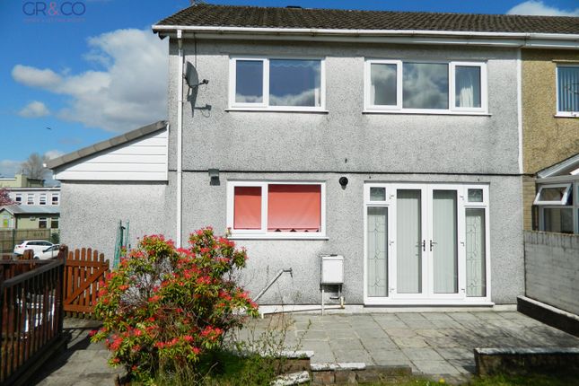 Semi-detached house for sale in St. Martins Crescent, Nantybwch, Tredegar