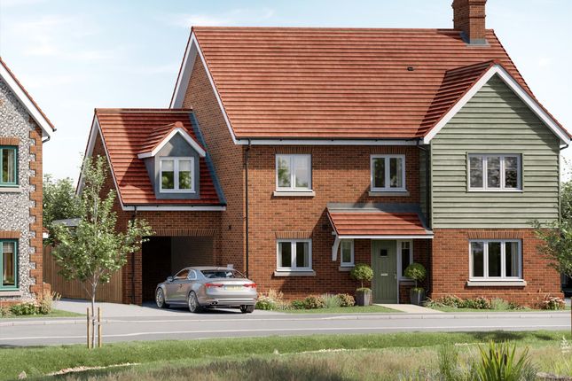 Thumbnail Detached house for sale in Waters Edge, Mytchett Road, Nr Camberley, Surrey