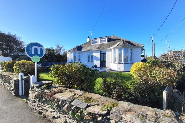 Thumbnail Detached bungalow for sale in Bossiney Road, Tintagel