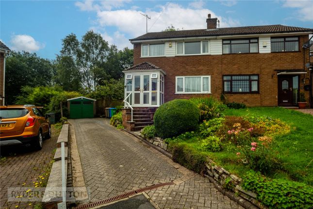 Thumbnail Semi-detached house for sale in Harewood Close, Norden, Rochdale, Greater Manchester