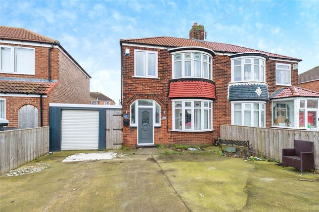 Thumbnail Semi-detached house for sale in Broadway East, Redcar, North Yorkshire