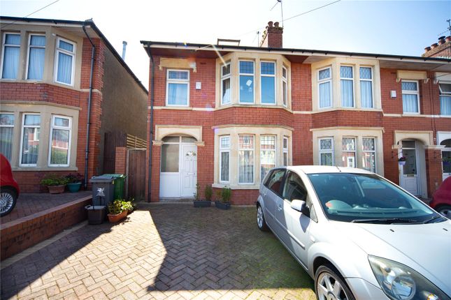 Thumbnail End terrace house for sale in Cromwell Road, Birchgrove, Cardiff