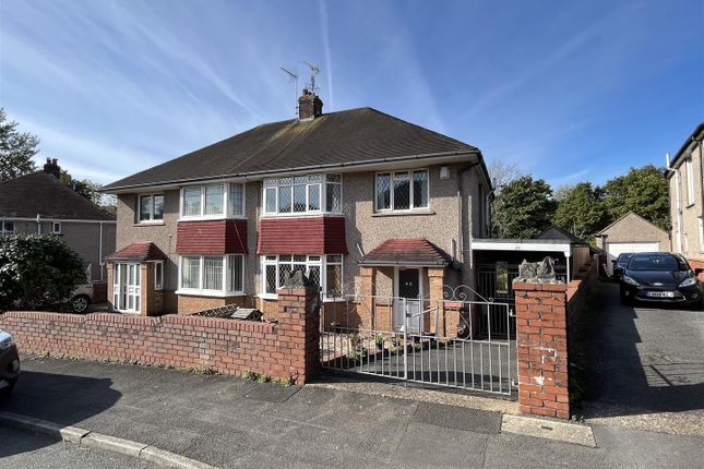 Semi-detached house for sale in Warwick Road, Derwen Fawr, Swansea