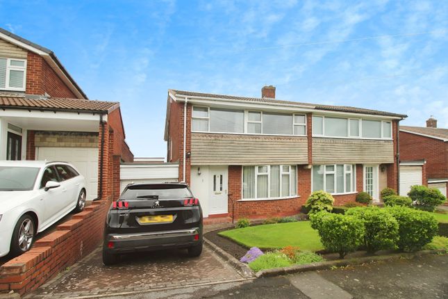 Thumbnail Semi-detached house for sale in Dunbar Close, Newcastle Upon Tyne, Tyne And Wear