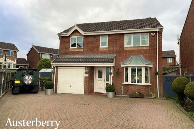 Thumbnail Detached house for sale in Parma Grove, Longton, Stoke-On-Trent