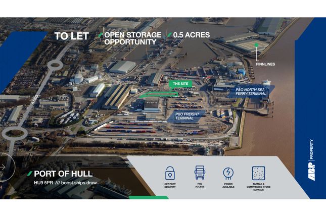Thumbnail Land to let in Open Storage, Corporation Road, King George Dock, Hull, East Yorkshire