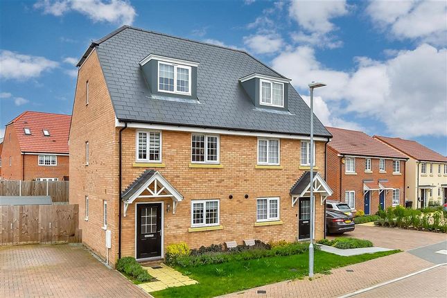 Thumbnail Semi-detached house for sale in Plover Crescent, Harlow, Essex