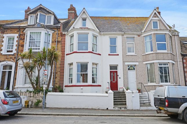 Terraced house for sale in Trebarwith Crescent, Newquay