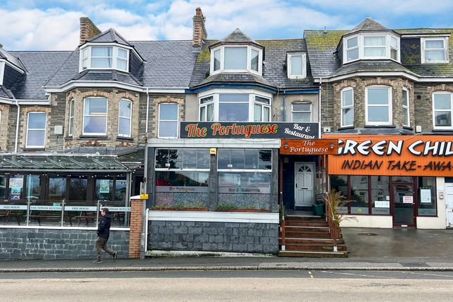 Thumbnail Restaurant/cafe for sale in The Portuguese Bar &amp; Restaurant, Cliff Road, Newquay, Cornwall