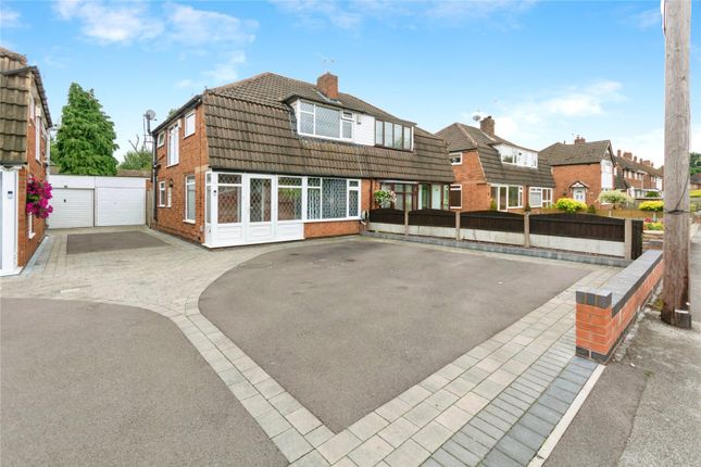 Thumbnail Semi-detached house for sale in Fallowfield Road, Solihull, West Midlands