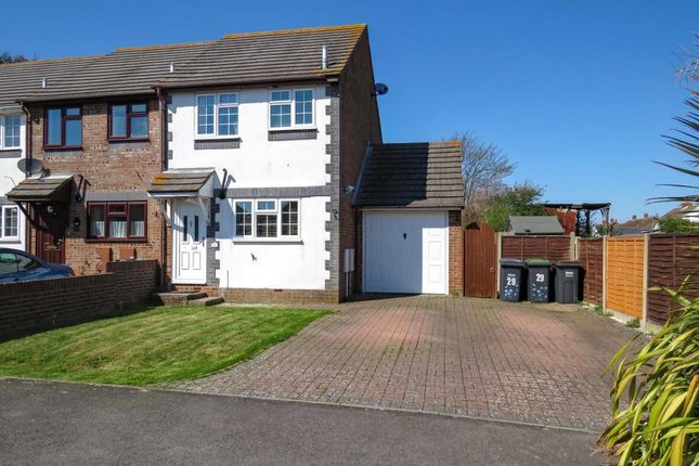 Thumbnail End terrace house for sale in Kingfisher Close, Hayling Island