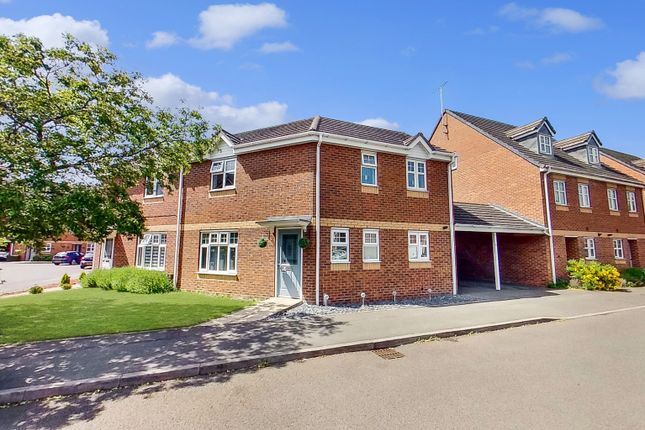 Thumbnail Semi-detached house for sale in Black Eagle Court, Burton-On-Trent, Staffordshire