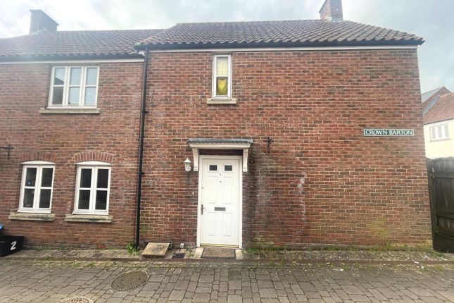 Thumbnail End terrace house for sale in Crown Barton, Glastonbury