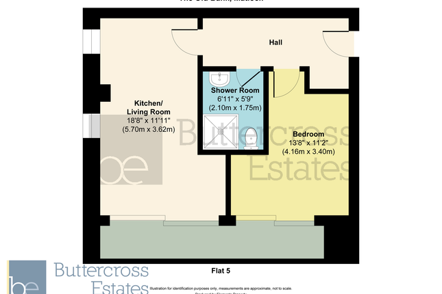 Flat 5, The Old Bank, 8 Snitterton Road, Matlock photo 2