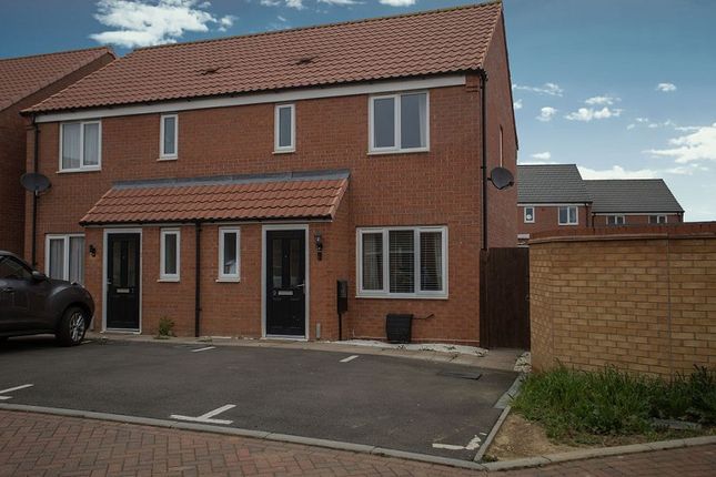 Semi-detached house for sale in Kronos Close, Stanground South, Peterborough.