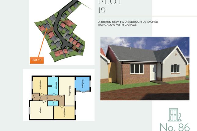 Thumbnail Detached bungalow for sale in Plot 19, Y Gerddi, St. Teilo Street, Pontarddulais, Swansea, West Glamorgan