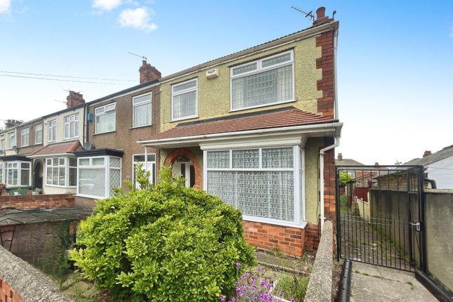 Thumbnail End terrace house for sale in Huddleston Road, Grimsby, Lincolnshire