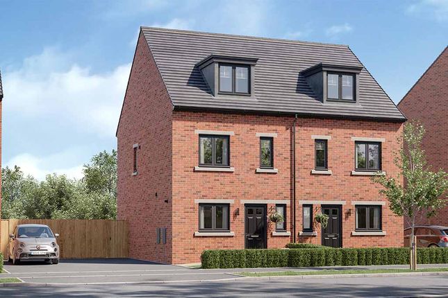 Thumbnail Semi-detached house for sale in "The Drayton" at Mill Forest Way, Batley