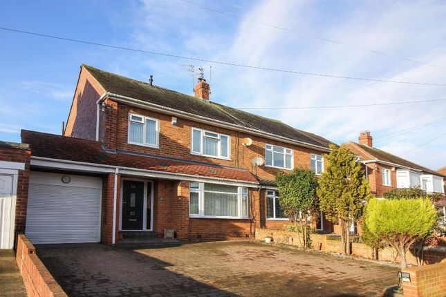 Thumbnail Semi-detached house for sale in Rathmore Gardens, North Shields