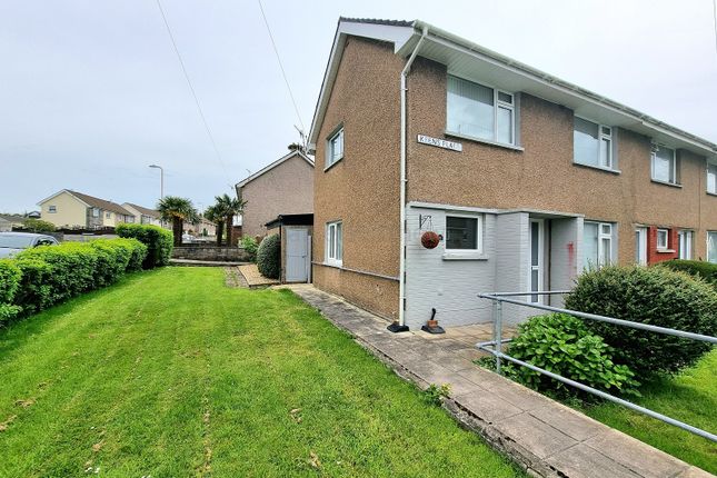 Thumbnail End terrace house for sale in Keens Place, Bryncethin, Bridgend, Bridgend County.