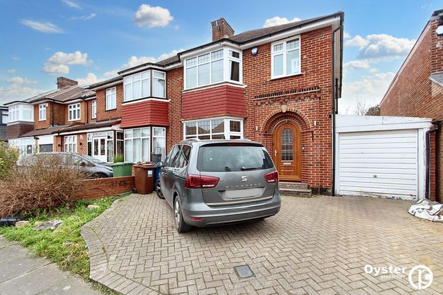 Thumbnail Semi-detached house to rent in Bush Grove, Stanmore, Hertfordshire