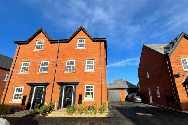 Thumbnail End terrace house to rent in Watermill Way, Collingtree, Northampton