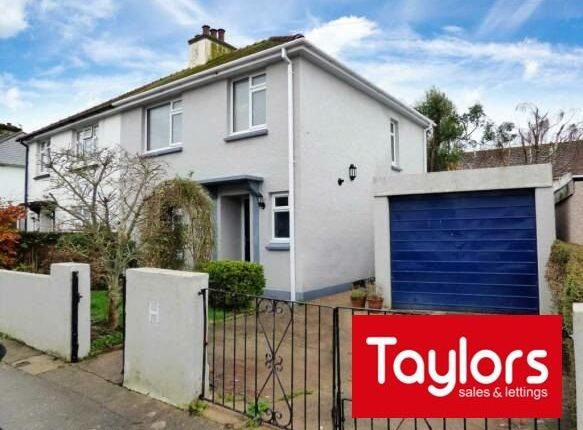 Semi-detached house for sale in Rowcroft Road, Paignton