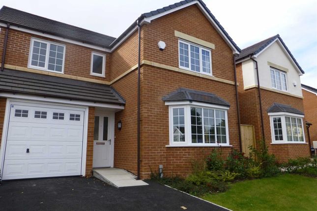 Thumbnail Detached house to rent in Queens Court, Bradley, Wrexham