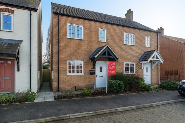 Thumbnail Semi-detached house for sale in Abbots Way, Scothern, Lincoln