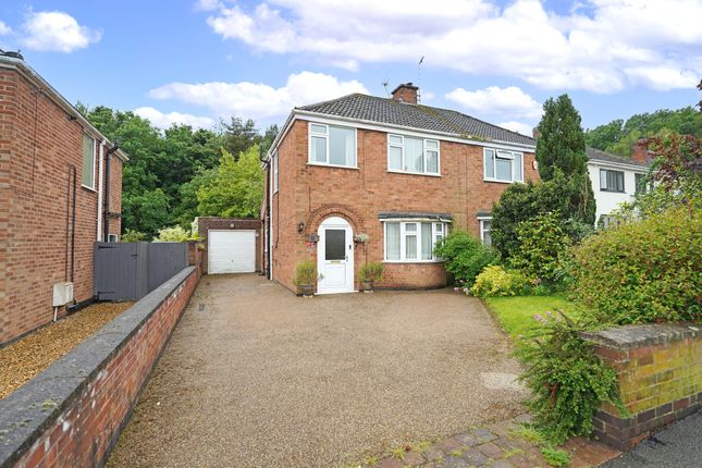 Thumbnail Semi-detached house for sale in Woodbank Road, Groby, Leicester, Leicestershire