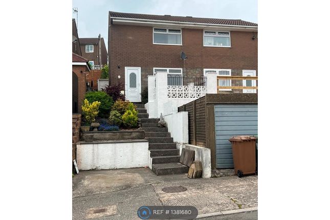 Thumbnail Semi-detached house to rent in Quantock Close, Risca, Newport