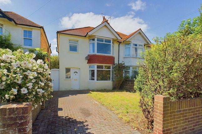 Thumbnail Semi-detached house for sale in Ladydell Road, Broadwater, Worthing