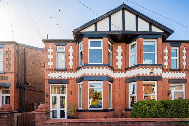 Thumbnail Semi-detached house for sale in Carlton Avenue, Romiley, Stockport