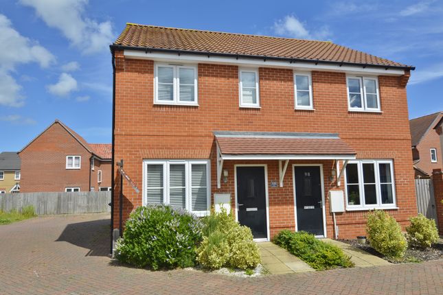 Thumbnail Semi-detached house for sale in The Josselyns, Trimley St. Mary, Felixstowe